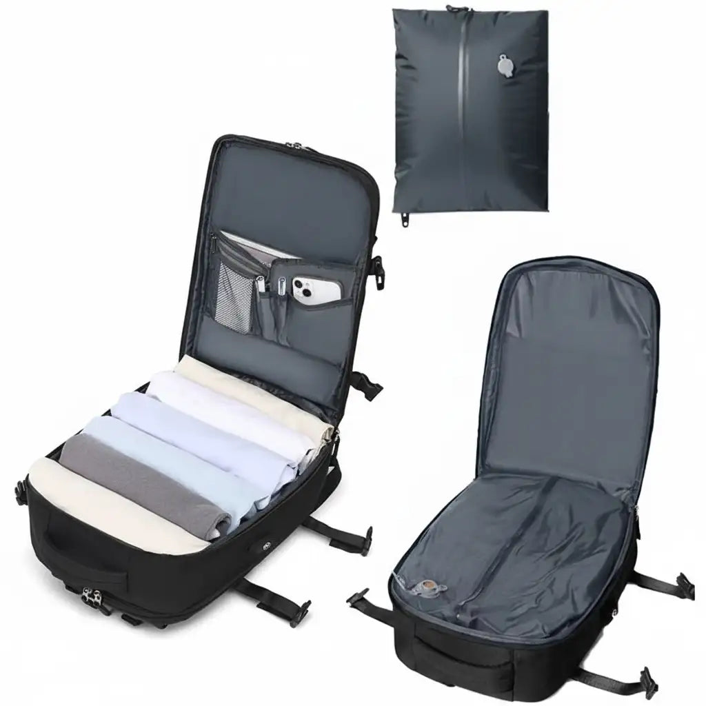 Voyat AirPack - Water-Resistant Cabin Backpack with Vacuum Compression