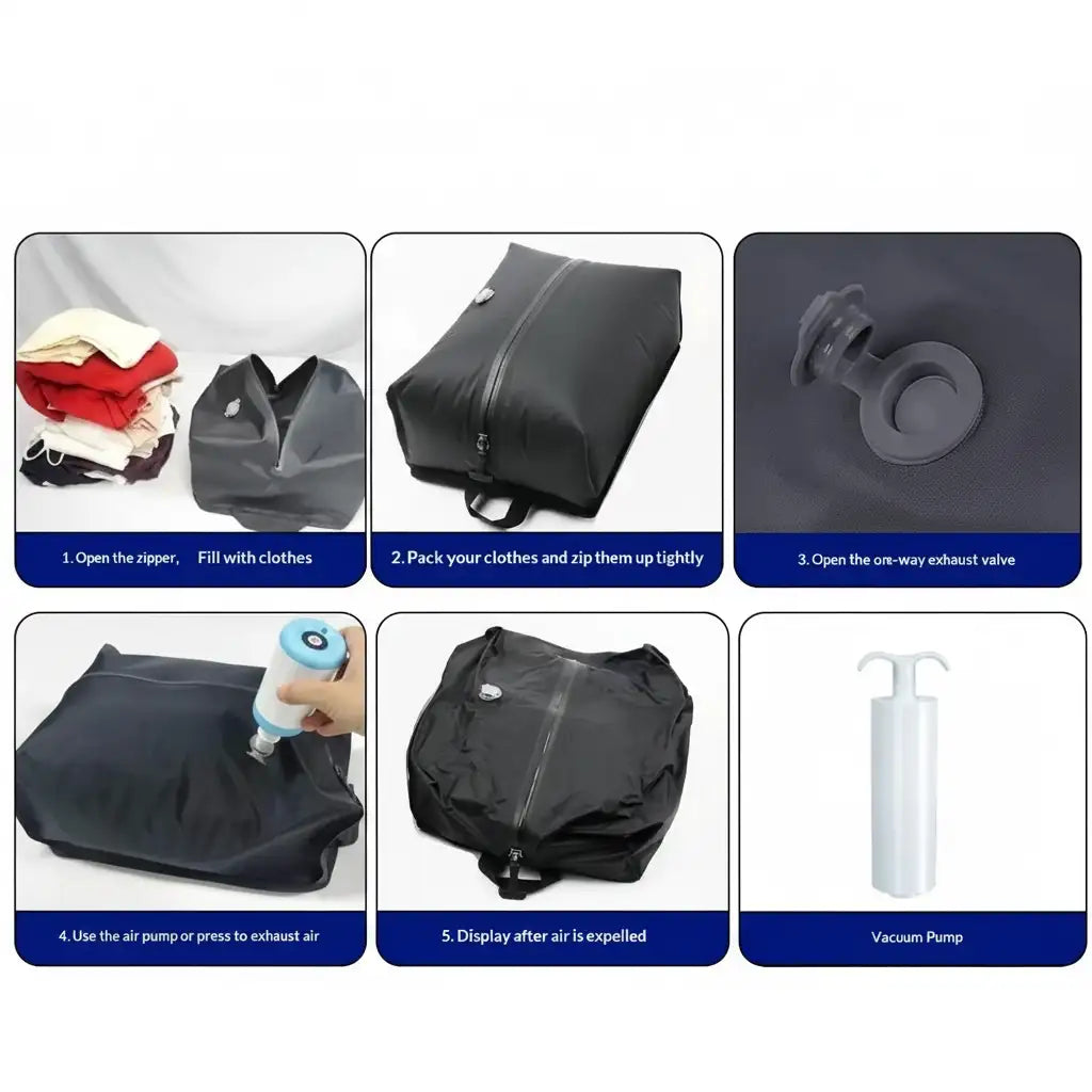 Voyat AirPack - Water-Resistant Cabin Backpack with Vacuum Compression